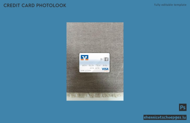 Deutsche Volksbank Visa Classic Karte Fotoansicht Beispielvorschau